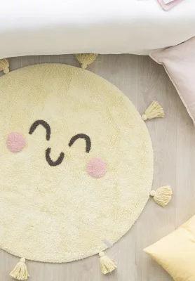 Круглый хлопковый ковёр Sweet and Cozy Ø100 CM 4