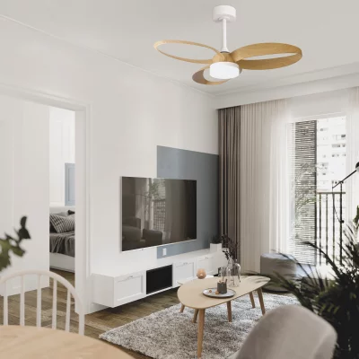 Потолочный вентилятор с люстрой INFINITY FAN 8702 92.5 CM 3