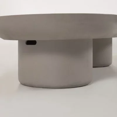 Бетонный журнальный столик для улицы Taimi 140X60X45 CM 5