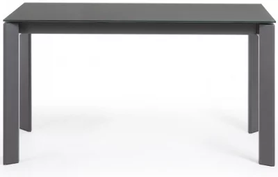 Раскладной стеклянный стол Atta 140-200X90X76 CM серый 3