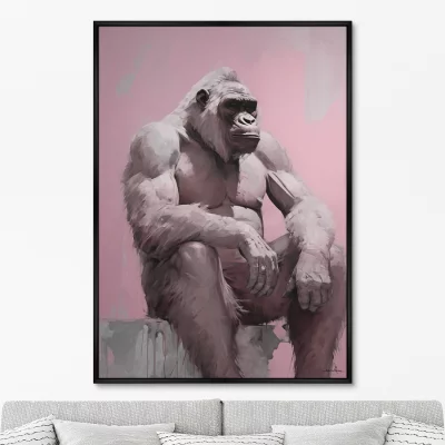 Постер на холсте The Gorilla 75X105 CM 6