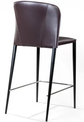 Стул полубарный Albert 44X55X99 CM коричневый 4