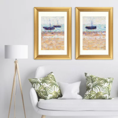 Диптих Boats at Grandcamp 51X71 / 51X71 CM 5