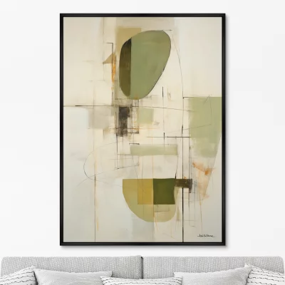Постер на холсте Through the space of being 75X105 CM 6