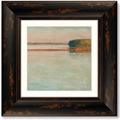 Диптих Lake sketch at sunset 36X36 / 36X36 CM 3