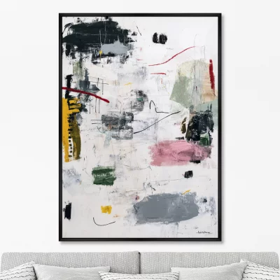 Репродукция картины на холсте Color Construction 75X105 CM 6