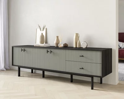 Комод с четырьмя дверками и двумя ящиками Эмерсон 190X45X60 CM 4