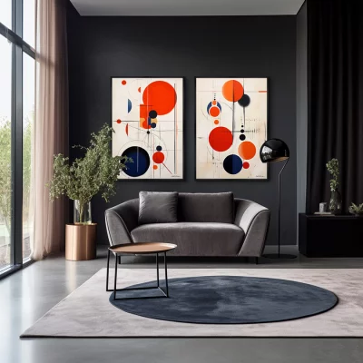 Набор из двух постеров на холсте Quantum Leap 75X105 / 75X105 CM 4