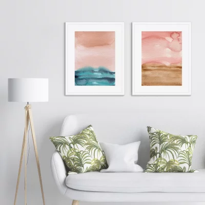 Набор из двух постеров Sea views 42X52 / 42X52 CM 4