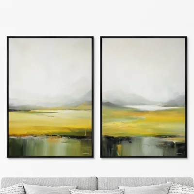 Набор из двух постеров на холсте The Valley 75X105 / 75X105 CM 8