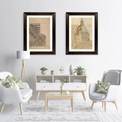 Постер Sketch of St. Paul's Cathedral 61X81 CM 7