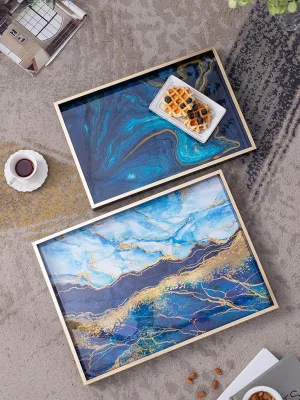 Поднос декоративный Jolana 46X30X4 CM 9