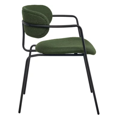 Комплект из 2 стульев Ant букле зелёный 56X55X75 CM 4