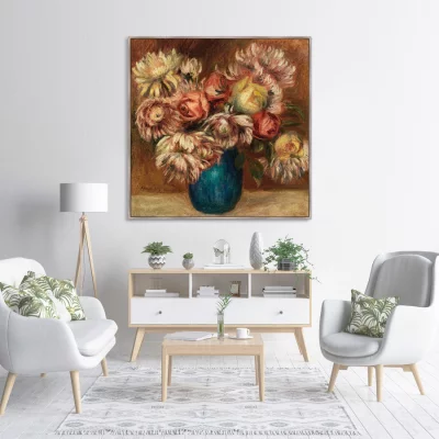 Постер Flowers in a Green Vase 105X105 CM 3