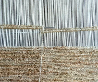 Ковёр из джута шерсти и войлока Earth 240X170 CM бежевый 4