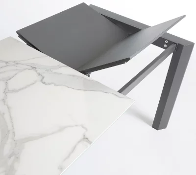 Раздвижной стол с керамической столешницей Axis 140-200X80X76 CM 4