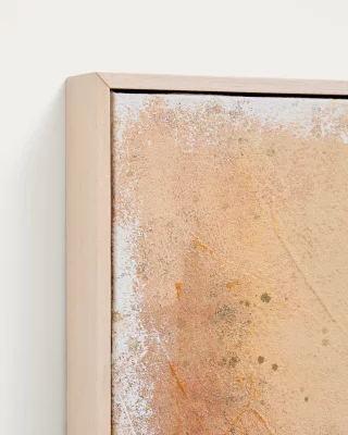 Абстрактная картина Selnar желтая 60X90 CM 4