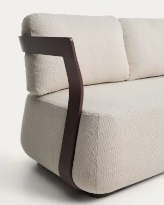 Трёхместный диван Tamaris из коричневого алюминия 217X79X84 CM 5