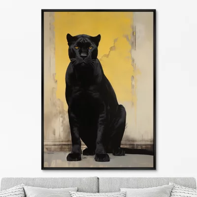 Постер на холсте The serious one 75X105 CM 6