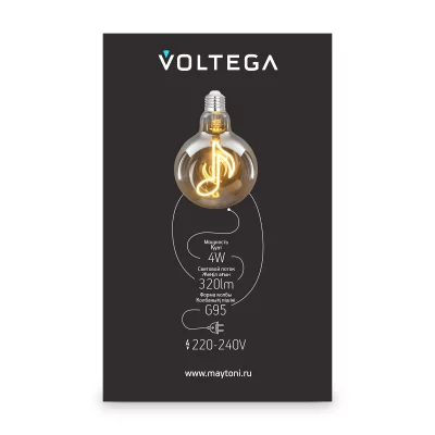 Светодиодная лампа Voltega Серия - 271 Сети.Лампы 4Вт | 2500K 3