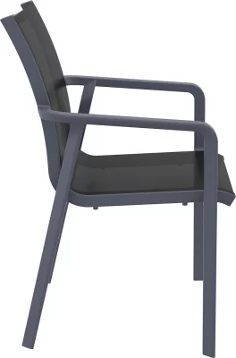 Стул садовый Pacific 57X62X90 CM серый 6