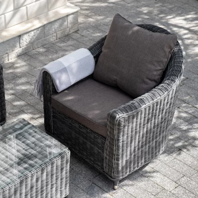 Кресло из искусственного ротанга Кон Панна 80X80X80 CM 10