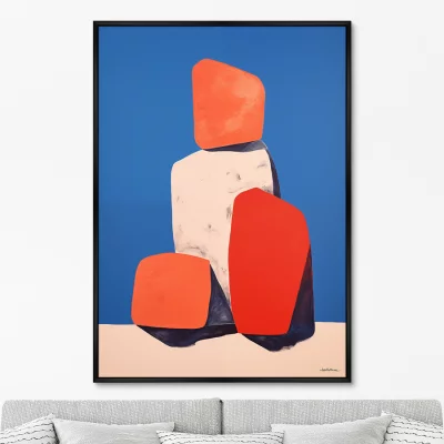 Постер на холсте Colors and stones 75X105 CM 6