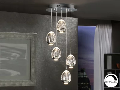 Подвесной светодиодный светильник Rocio LED 5L 30X80 CM 4