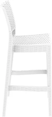Стул пластиковый барный Jamaica 40X51X108 CM белый 5