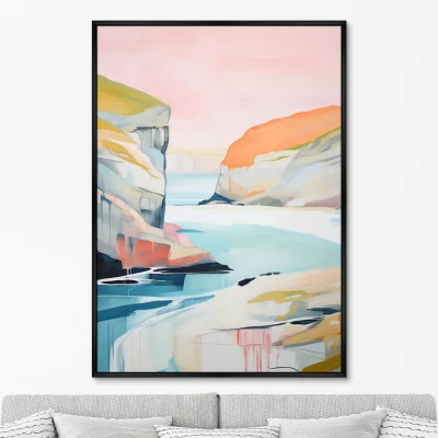 Постер на холсте Landscape Collection The sea flow 75X105 CM 6