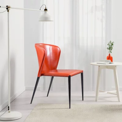 Стул Albert 47X62X85 CM красного цвета 6