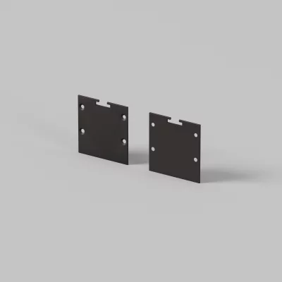 Комплектующие для профиля 35x35 черные 3