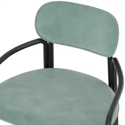 Стул барный Ror 62X51X97 CM светло-бирюзовый 4