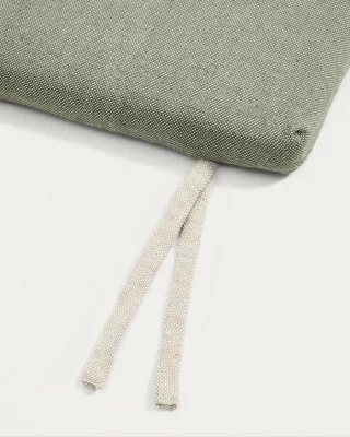 Зеленая подушка для шезлонга из 100% PET 50X175X8 CM 5