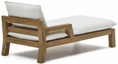 Шезлонг с каркасом из тика Forcanera 68X170X85 CM 3