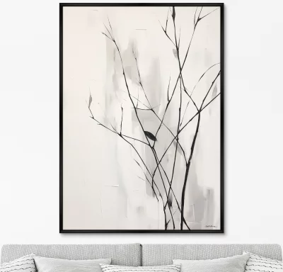 Репродукция на холсте Branches in the autumn 75X105 CM 6