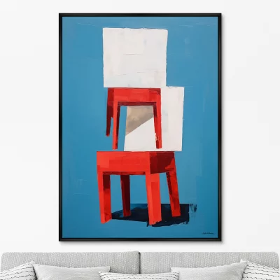 Постер на холсте Chair collection 75X105 CM 6