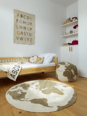 Ковёр для детской World map Ø120 CM 6