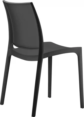 Стул пластиковый Maya 44X50X81 чёрный 3