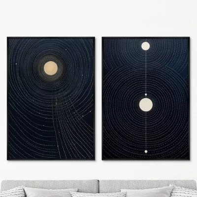 Набор из двух постеров на холсте Star Trek 75X105 / 75X105 CM 8