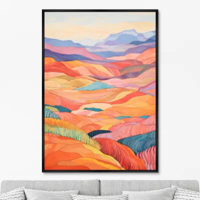 Постер на холсте Patchwork Carpet 75X105 CM 6