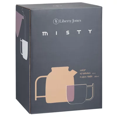 Набор из чайника и двух чашек misty, 1,5 л 16