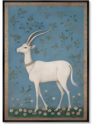 Набор из двух постеров на холсте White goats 75X105 / 75X105 CM 3
