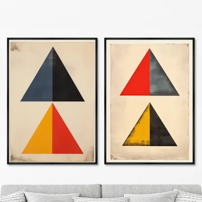 Набор из двух постеров на холсте Multi-colored 75X105 / 75X105 CM 8