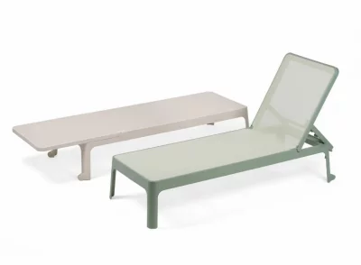 Шезлонг-лежак пластиковый Plano 71X211X36 CM 6