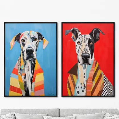 Набор из двух постеров на холсте One of The Baskervilles 75X105 / 75X105 CM 8
