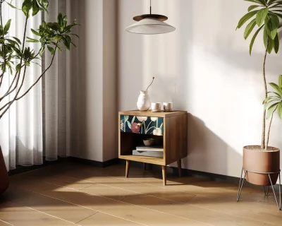 Тумбочка Berber с открытой полкой 40X35X50 CM 3