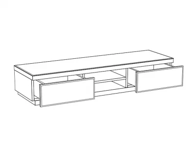 Тумба для ТВ Kristal 167X50X32 CM 4