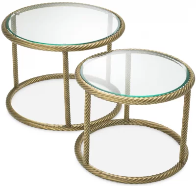 Комплект из двух столиков Addison 51X51X40 / 59X59X44 CM 4