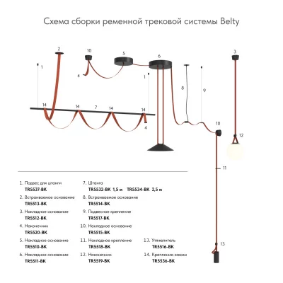 Шинопровод Denkirs TR5501-LG 4